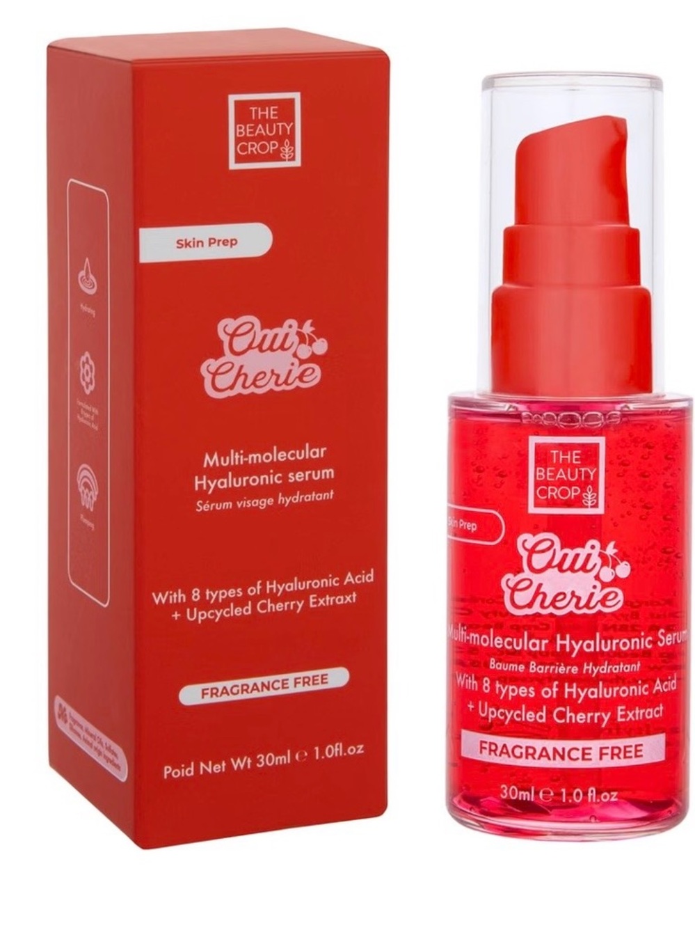 The Beauty Crop Oui Cherie Multi-Molecular Hyaluronic Serum - Red